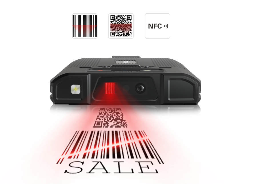 Mobile data terminal scanning demonstration